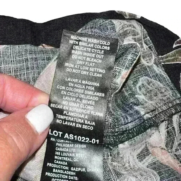 Nicole Miller Original Sz. M Linen Blend Floral Dress Business Casual Party - Picture 11 of 16